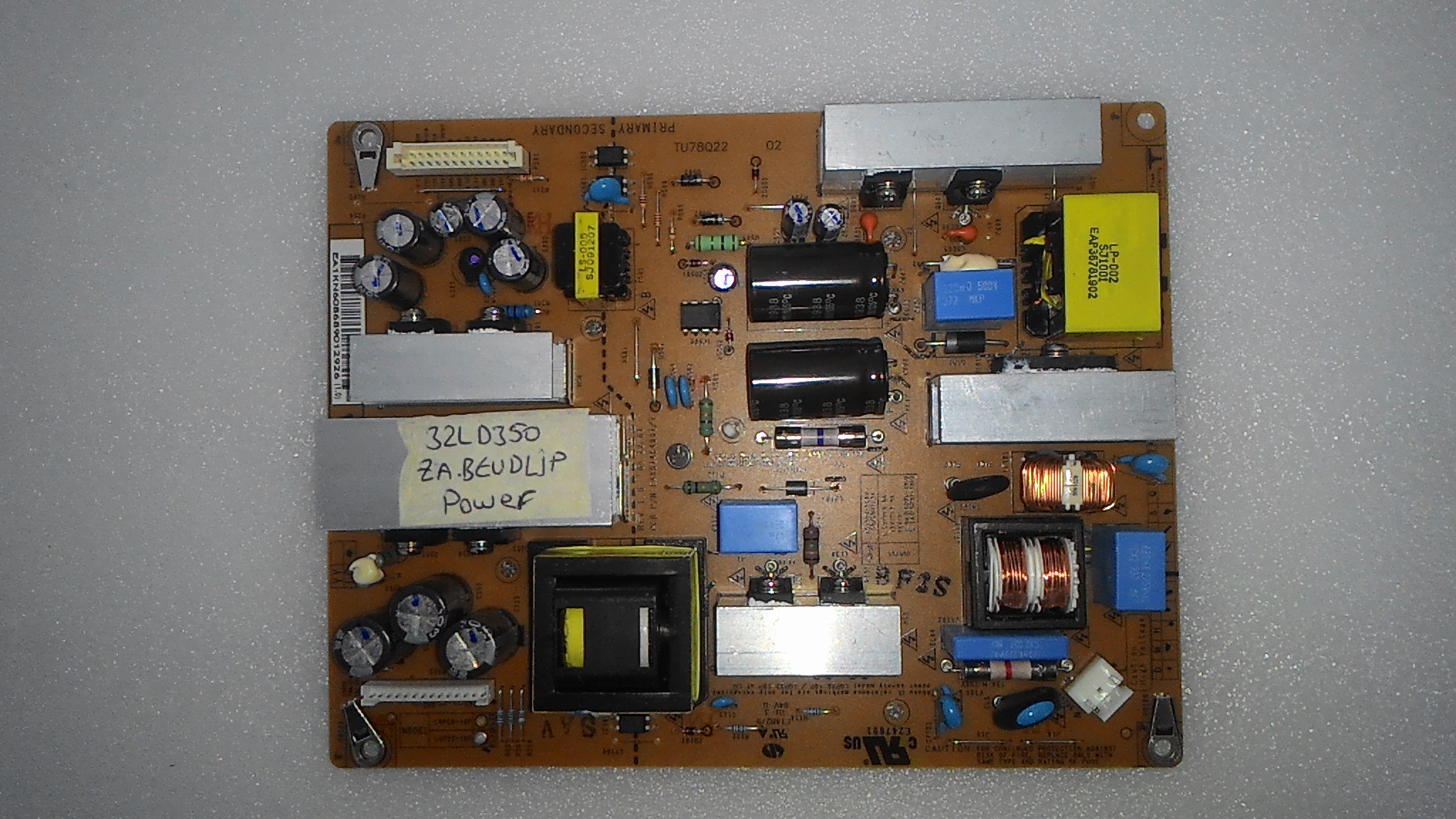 LG TV 32LD350 POWER BOARD