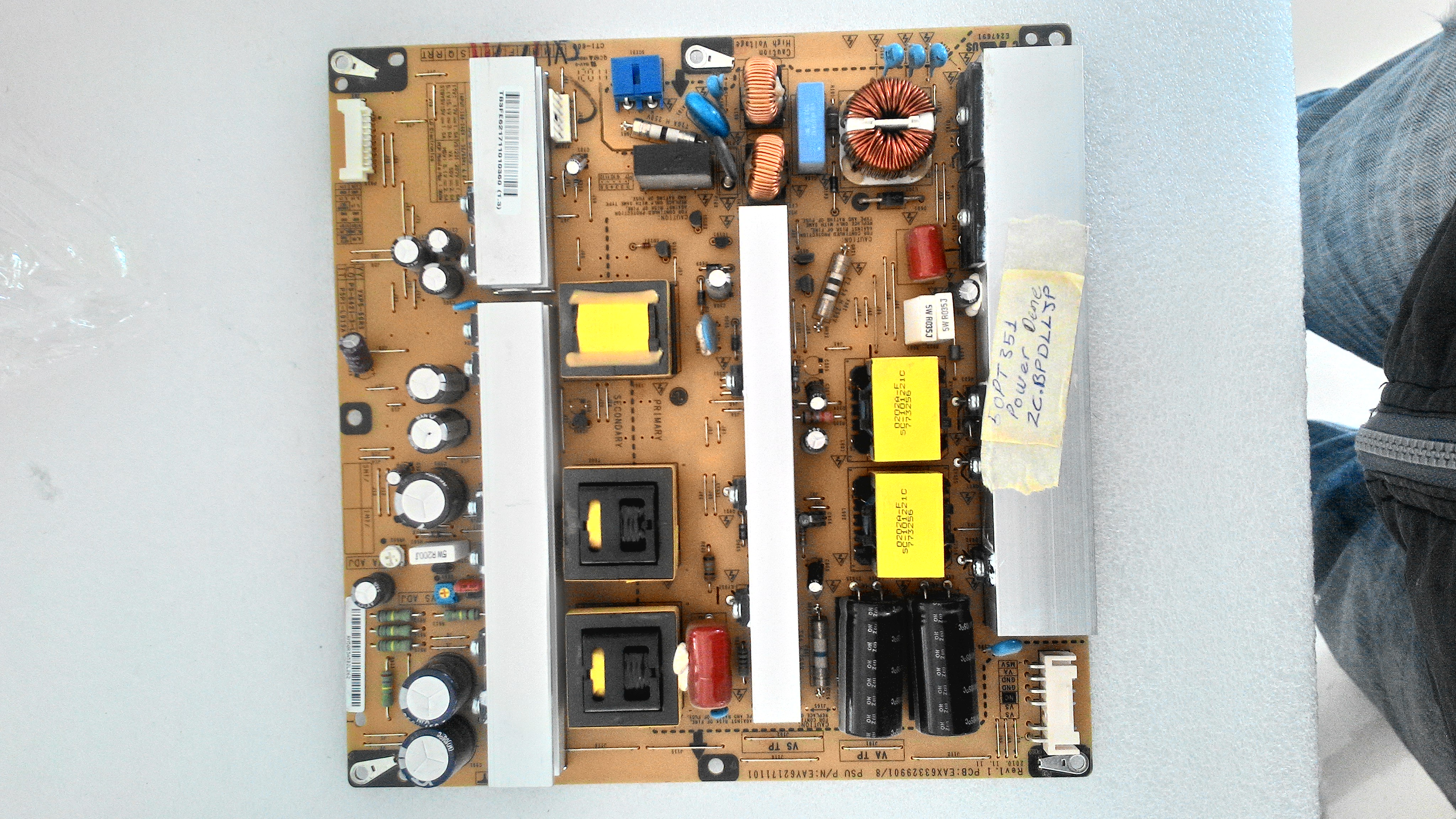 LG TV 50PT351 POWER BOARD